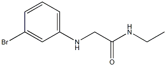 2-[(3-bromophenyl)amino]-N-ethylacetamide Structure
