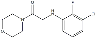 2-[(3-chloro-2-fluorophenyl)amino]-1-(morpholin-4-yl)ethan-1-one Structure