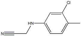 2-[(3-chloro-4-methylphenyl)amino]acetonitrile 구조식 이미지