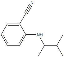 2-[(3-methylbutan-2-yl)amino]benzonitrile Structure
