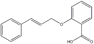 2-[(3-phenylprop-2-en-1-yl)oxy]benzoic acid 구조식 이미지
