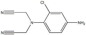 2-[(4-amino-2-chlorophenyl)(cyanomethyl)amino]acetonitrile 구조식 이미지