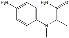 2-[(4-aminophenyl)(methyl)amino]propanamide 구조식 이미지