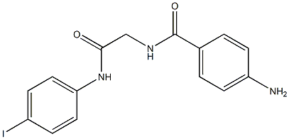 2-[(4-aminophenyl)formamido]-N-(4-iodophenyl)acetamide 구조식 이미지