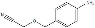 2-[(4-aminophenyl)methoxy]acetonitrile 구조식 이미지