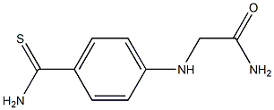 2-[(4-carbamothioylphenyl)amino]acetamide 구조식 이미지