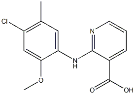 2-[(4-chloro-2-methoxy-5-methylphenyl)amino]pyridine-3-carboxylic acid Structure