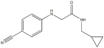 2-[(4-cyanophenyl)amino]-N-(cyclopropylmethyl)acetamide Structure
