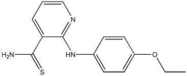2-[(4-ethoxyphenyl)amino]pyridine-3-carbothioamide 구조식 이미지