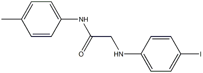 2-[(4-iodophenyl)amino]-N-(4-methylphenyl)acetamide 구조식 이미지