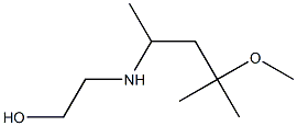 2-[(4-methoxy-4-methylpentan-2-yl)amino]ethan-1-ol Structure