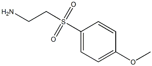 2-[(4-methoxyphenyl)sulfonyl]ethanamine 구조식 이미지