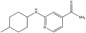 2-[(4-methylcyclohexyl)amino]pyridine-4-carbothioamide Structure