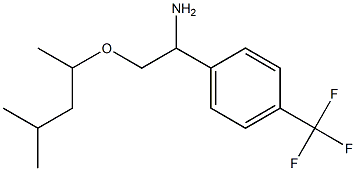 2-[(4-methylpentan-2-yl)oxy]-1-[4-(trifluoromethyl)phenyl]ethan-1-amine 구조식 이미지