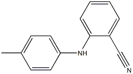 2-[(4-methylphenyl)amino]benzonitrile Structure