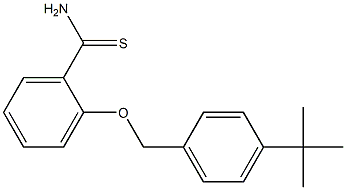 2-[(4-tert-butylphenyl)methoxy]benzene-1-carbothioamide 구조식 이미지