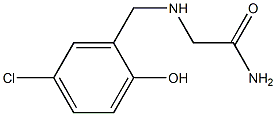 2-[(5-chloro-2-hydroxybenzyl)amino]acetamide Structure