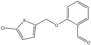 2-[(5-chlorothiophen-2-yl)methoxy]benzaldehyde Structure