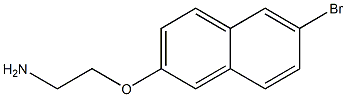 2-[(6-bromo-2-naphthyl)oxy]ethanamine 구조식 이미지