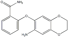 2-[(7-amino-2,3-dihydro-1,4-benzodioxin-6-yl)oxy]benzamide Structure