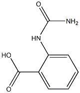 2-[(aminocarbonyl)amino]benzoic acid 구조식 이미지