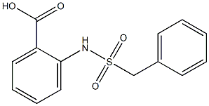 2-[(benzylsulfonyl)amino]benzoic acid Structure