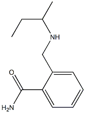 2-[(butan-2-ylamino)methyl]benzamide Structure