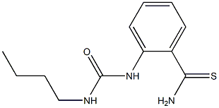 2-[(butylcarbamoyl)amino]benzene-1-carbothioamide 구조식 이미지