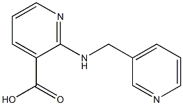 2-[(pyridin-3-ylmethyl)amino]pyridine-3-carboxylic acid 구조식 이미지