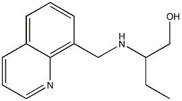 2-[(quinolin-8-ylmethyl)amino]butan-1-ol Structure