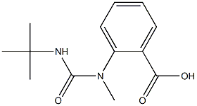 2-[(tert-butylcarbamoyl)(methyl)amino]benzoic acid Structure