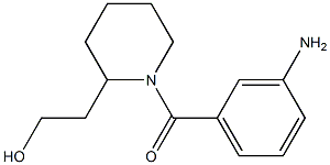 2-[1-(3-aminobenzoyl)piperidin-2-yl]ethanol 구조식 이미지