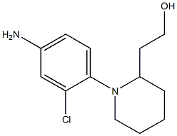 2-[1-(4-amino-2-chlorophenyl)piperidin-2-yl]ethanol 구조식 이미지