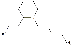 2-[1-(4-aminobutyl)piperidin-2-yl]ethan-1-ol 구조식 이미지