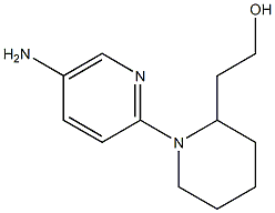 2-[1-(5-aminopyridin-2-yl)piperidin-2-yl]ethanol Structure