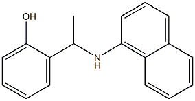 2-[1-(naphthalen-1-ylamino)ethyl]phenol Structure