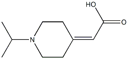 2-[1-(propan-2-yl)piperidin-4-ylidene]acetic acid Structure