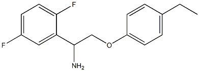 2-[1-amino-2-(4-ethylphenoxy)ethyl]-1,4-difluorobenzene 구조식 이미지