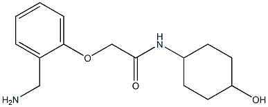 2-[2-(aminomethyl)phenoxy]-N-(4-hydroxycyclohexyl)acetamide Structure