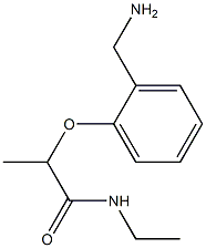 2-[2-(aminomethyl)phenoxy]-N-ethylpropanamide Structure