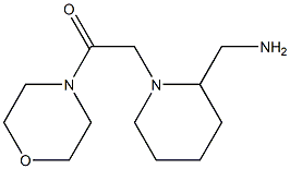 2-[2-(aminomethyl)piperidin-1-yl]-1-(morpholin-4-yl)ethan-1-one Structure