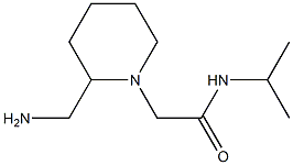 2-[2-(aminomethyl)piperidin-1-yl]-N-(propan-2-yl)acetamide 구조식 이미지