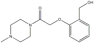 2-[2-(hydroxymethyl)phenoxy]-1-(4-methylpiperazin-1-yl)ethan-1-one 구조식 이미지