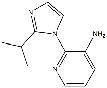 2-[2-(propan-2-yl)-1H-imidazol-1-yl]pyridin-3-amine Structure