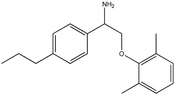 2-[2-amino-2-(4-propylphenyl)ethoxy]-1,3-dimethylbenzene 구조식 이미지