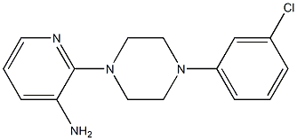 2-[4-(3-chlorophenyl)piperazin-1-yl]pyridin-3-amine Structure