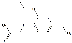 2-[4-(aminomethyl)-2-ethoxyphenoxy]acetamide Structure