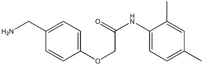 2-[4-(aminomethyl)phenoxy]-N-(2,4-dimethylphenyl)acetamide 구조식 이미지
