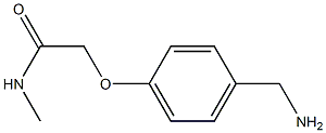 2-[4-(aminomethyl)phenoxy]-N-methylacetamide Structure