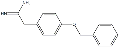 2-[4-(benzyloxy)phenyl]ethanimidamide Structure